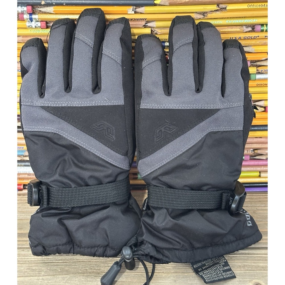 Gordini Aquabloc Stomp III Gloves Black Juniors Sz XL Jr Handwarmer Zip Pockets